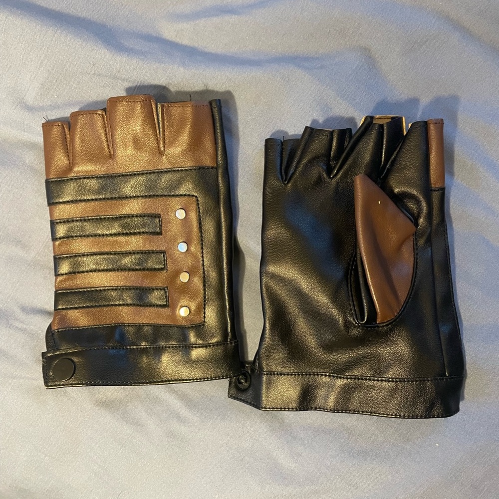 Cosplay fingerless gloves